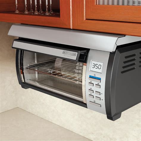 cabinet mounted toaster oven stainless steel|under cabinet toaster oven spacemaker.